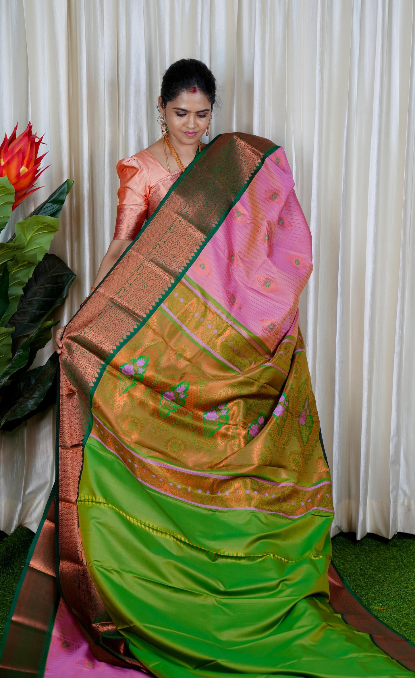 Premium quality kanchi semi silk🥰🥳✅