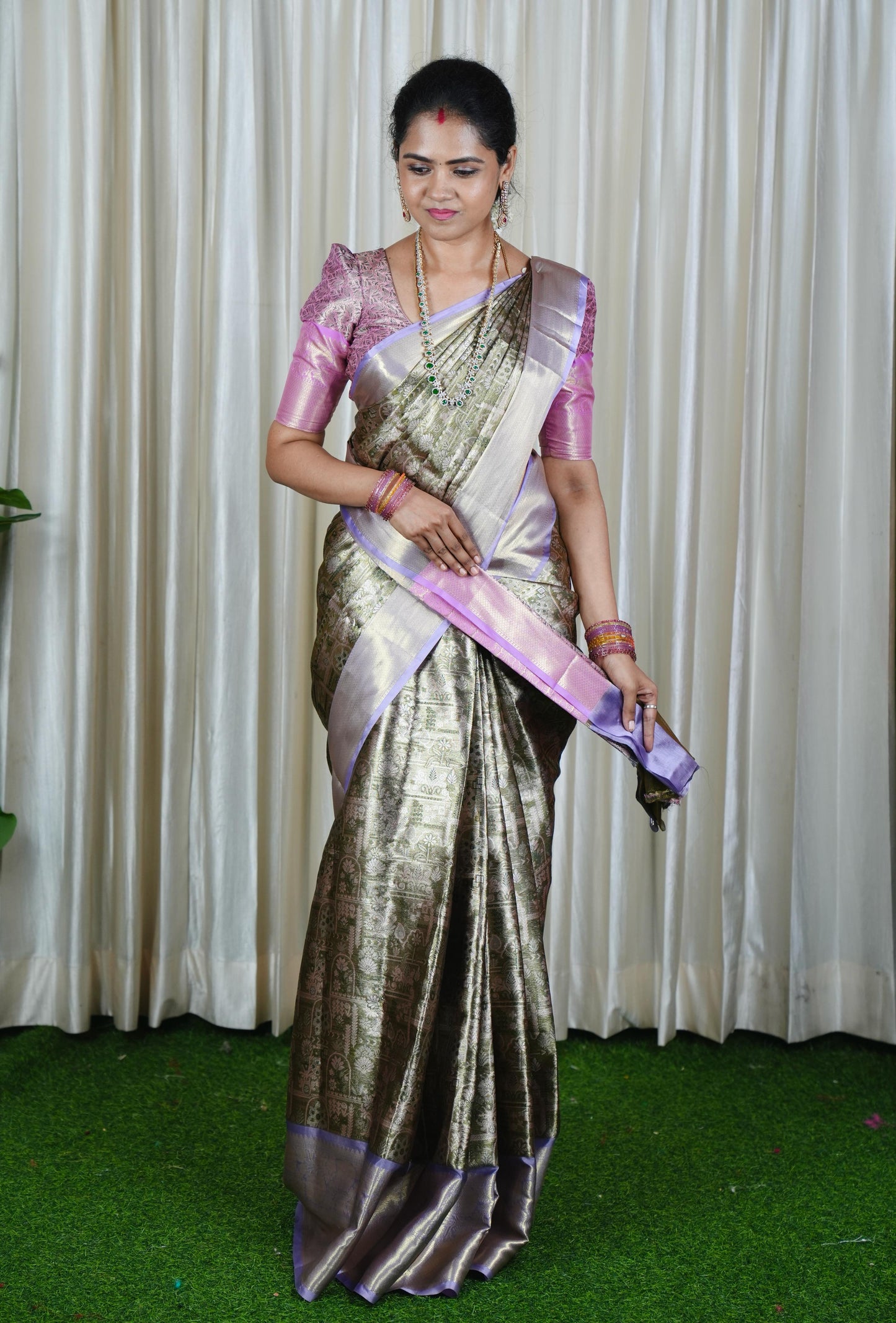Kanchi Semi Silk Saree prebook 🥳