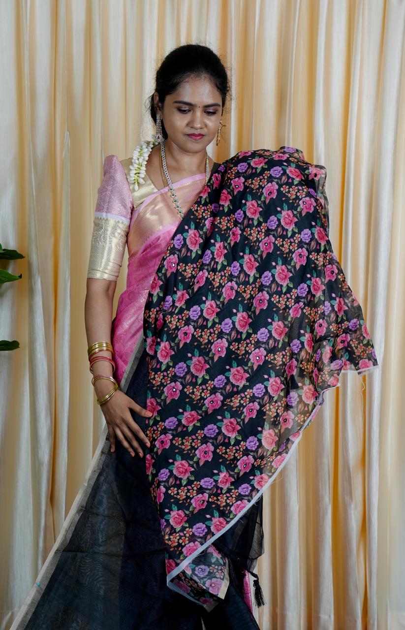 Kalamkari chanderi sareeš„³