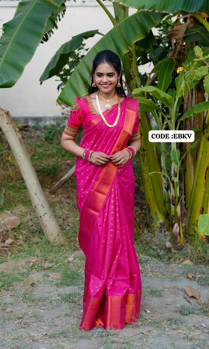Semi soft silk saree 🥳
