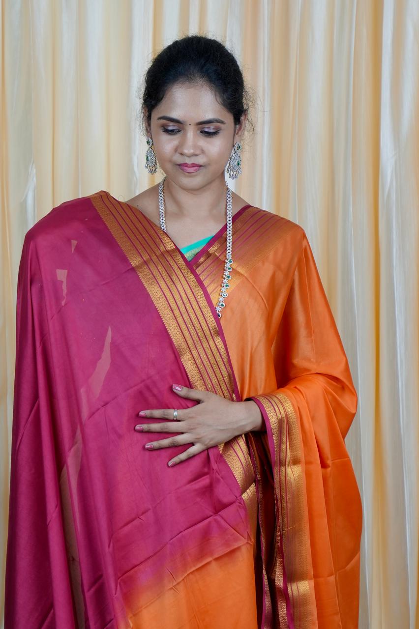 Mysore crepe silk saree 🥳