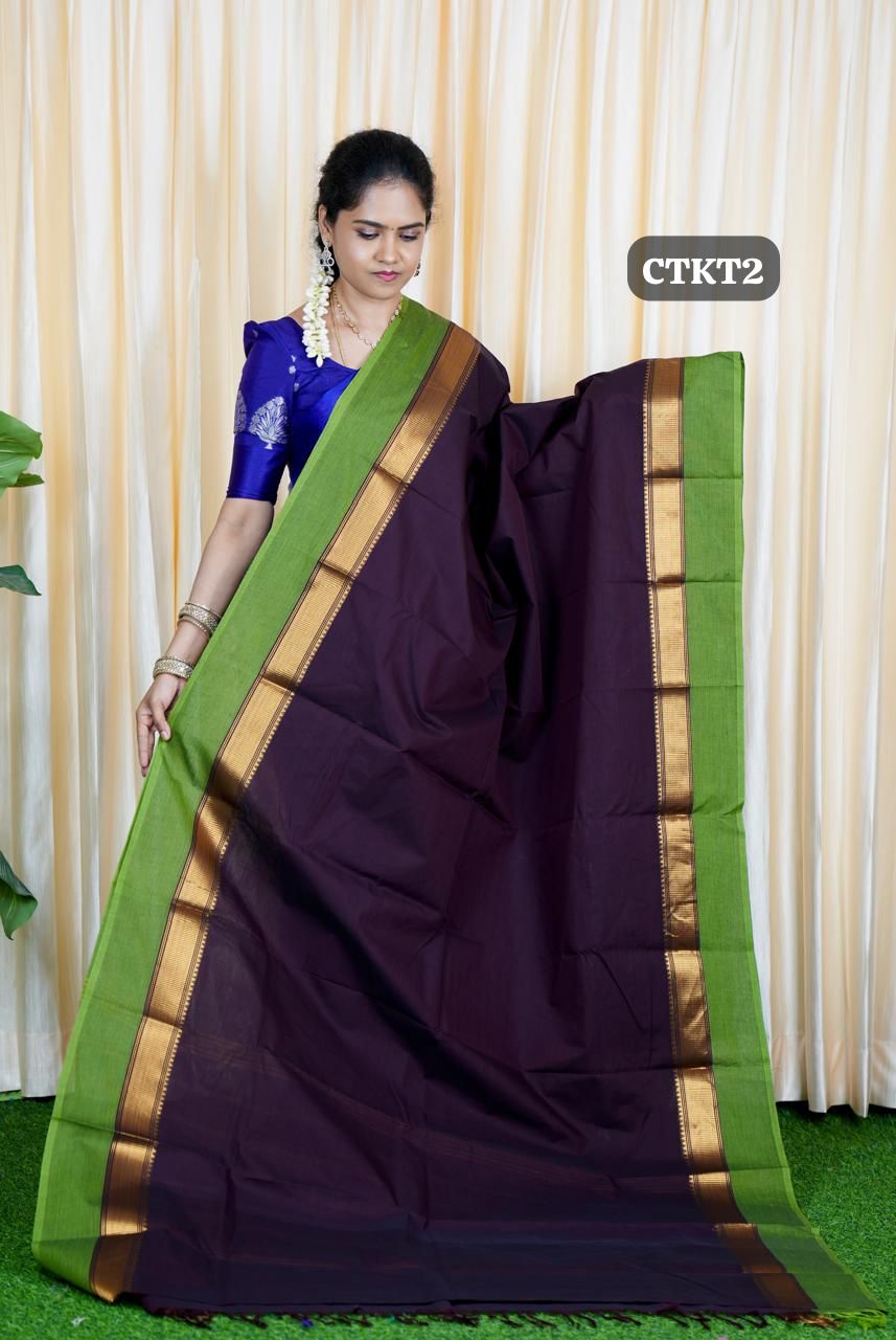 VTV Thrisha inspired Chettinad kanchi cotton saree 🥰😎