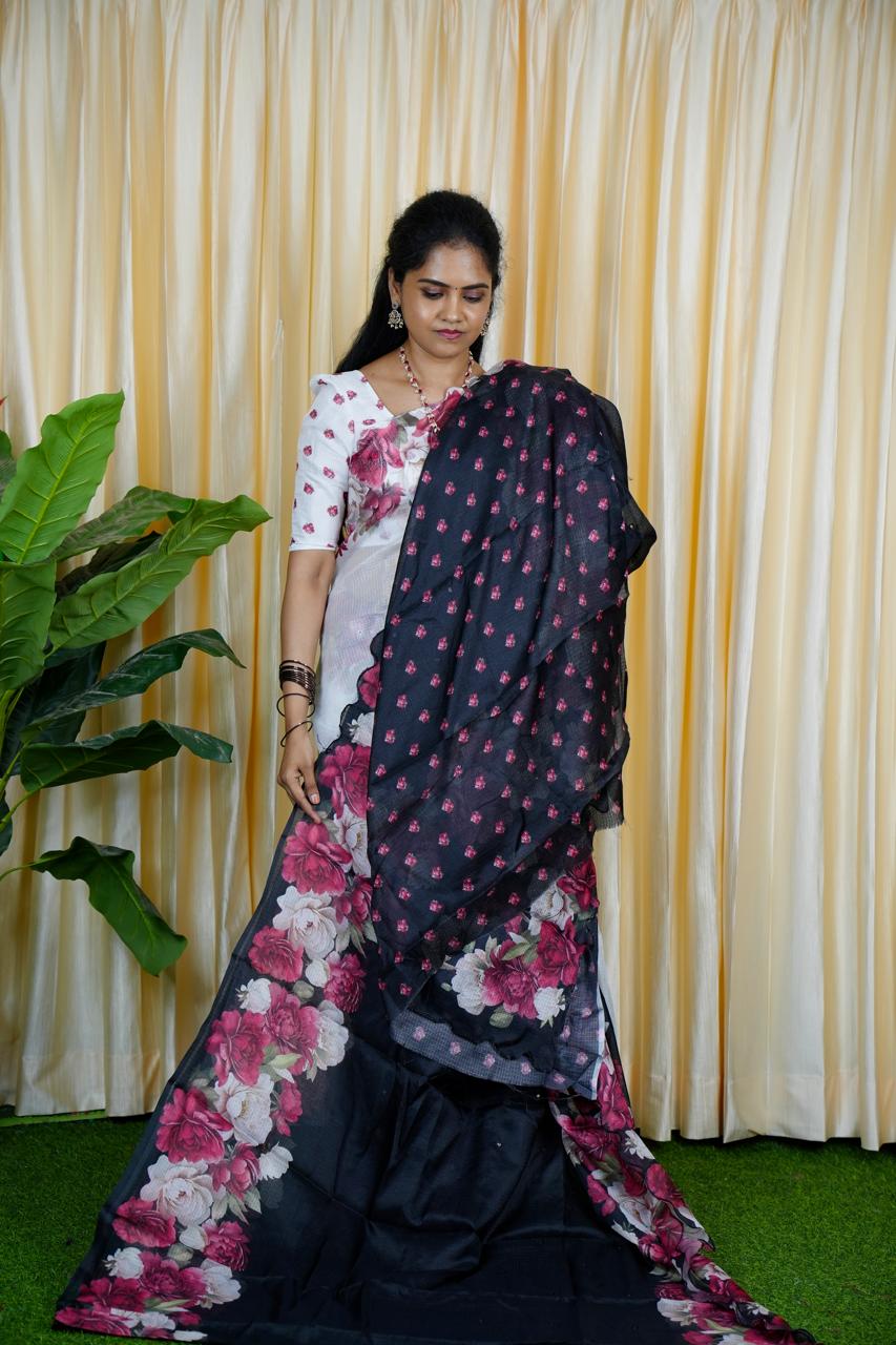 Chanderi cotton saree🥳✅