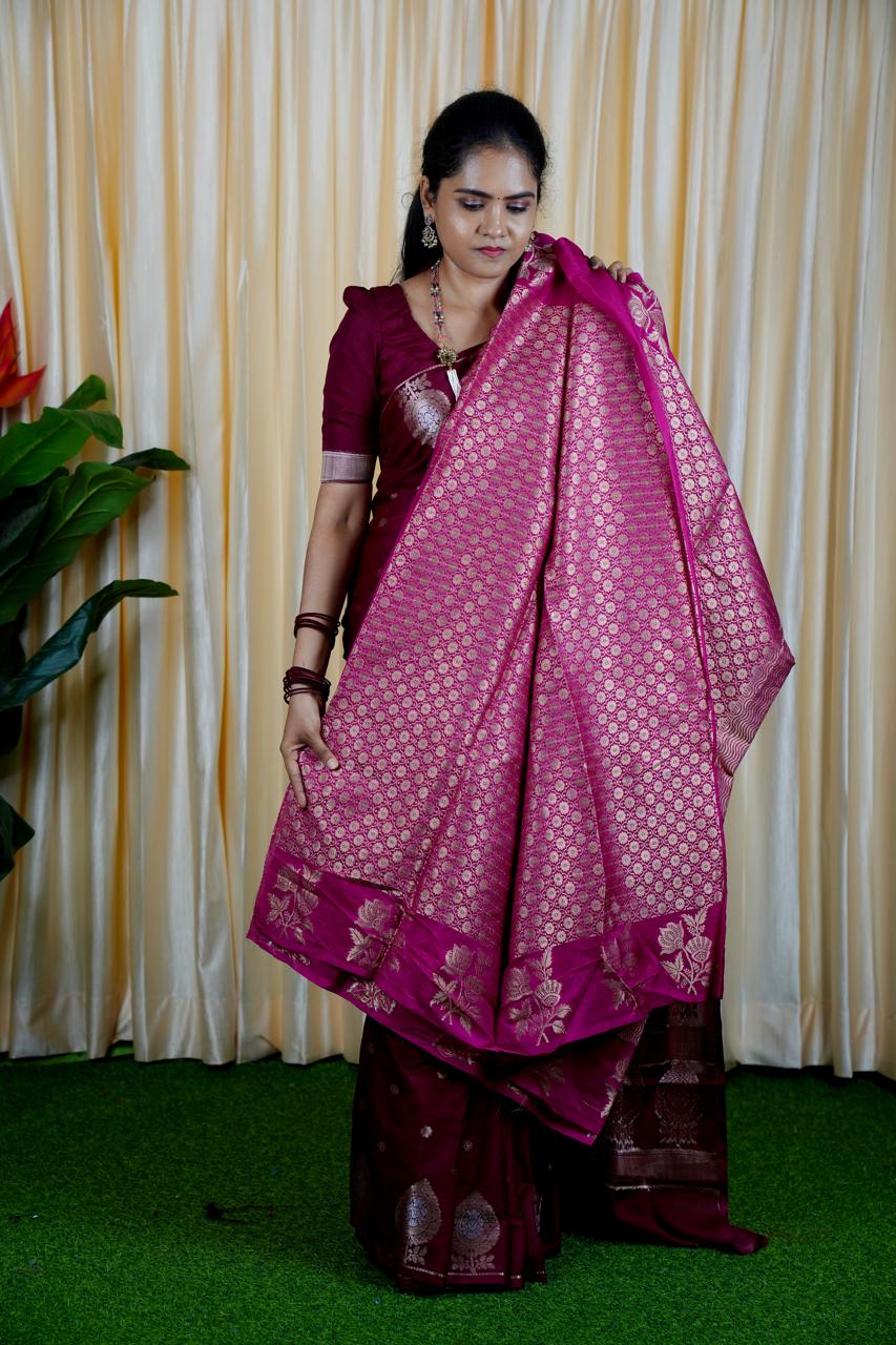 Soft warm Silk Saree 🥳