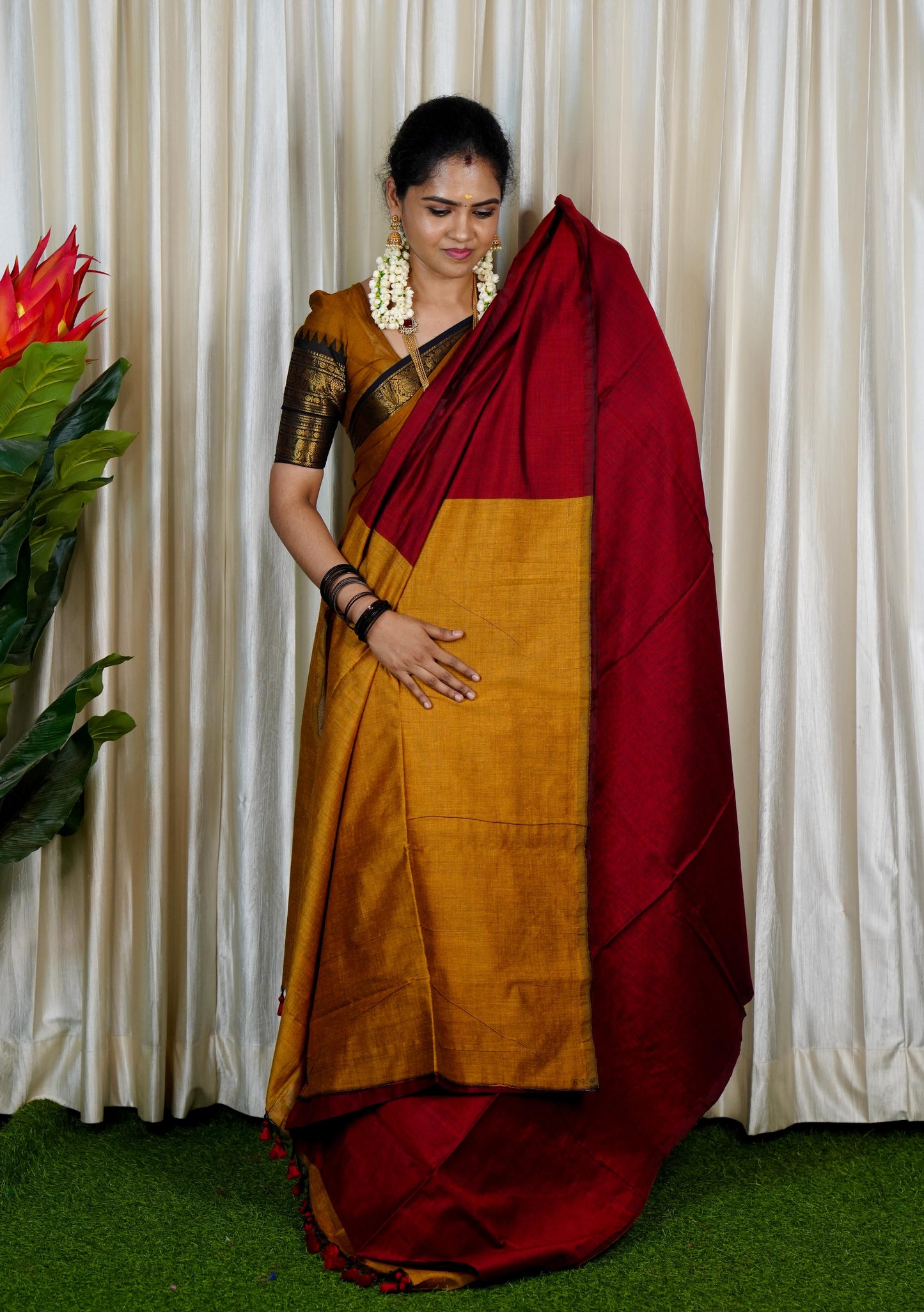 Kadhi cotton saree 🥳