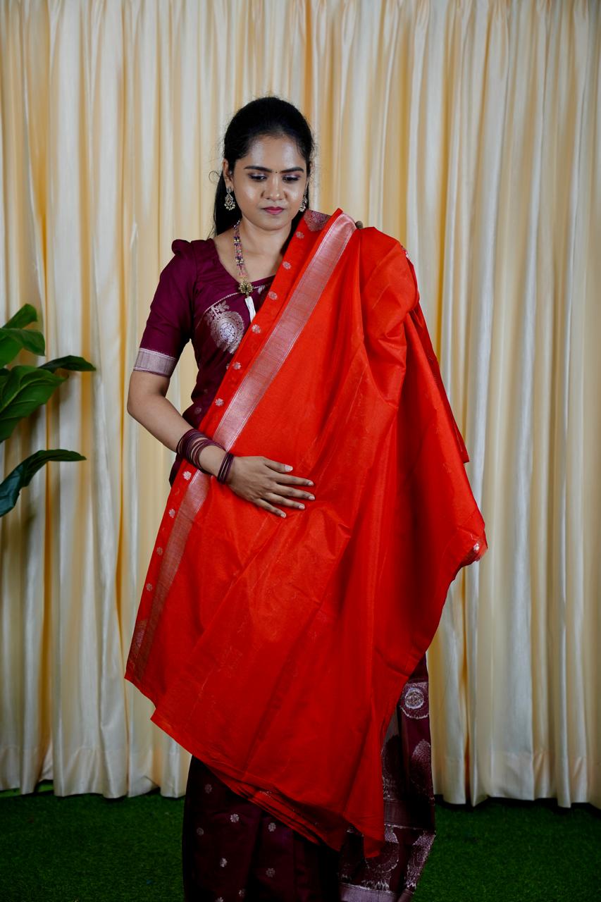 Soft warm Silk Saree 🥰🥳