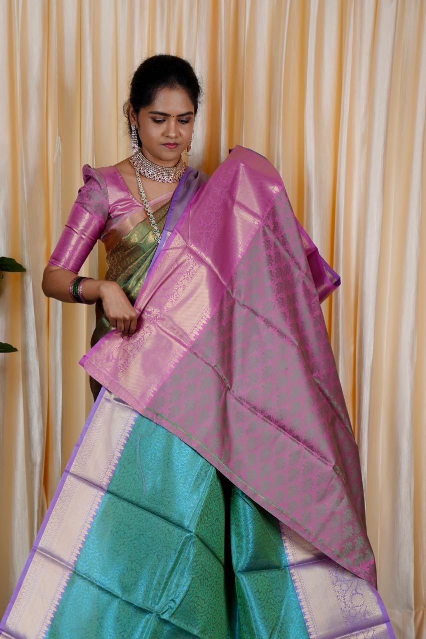 Premium soft katan saree 🥳