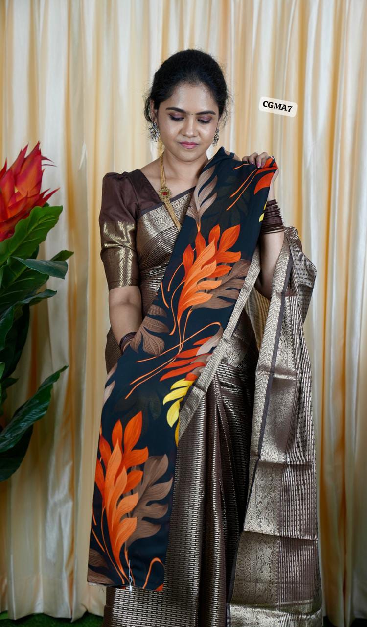 Daily Wear Chiffon Saree ❌