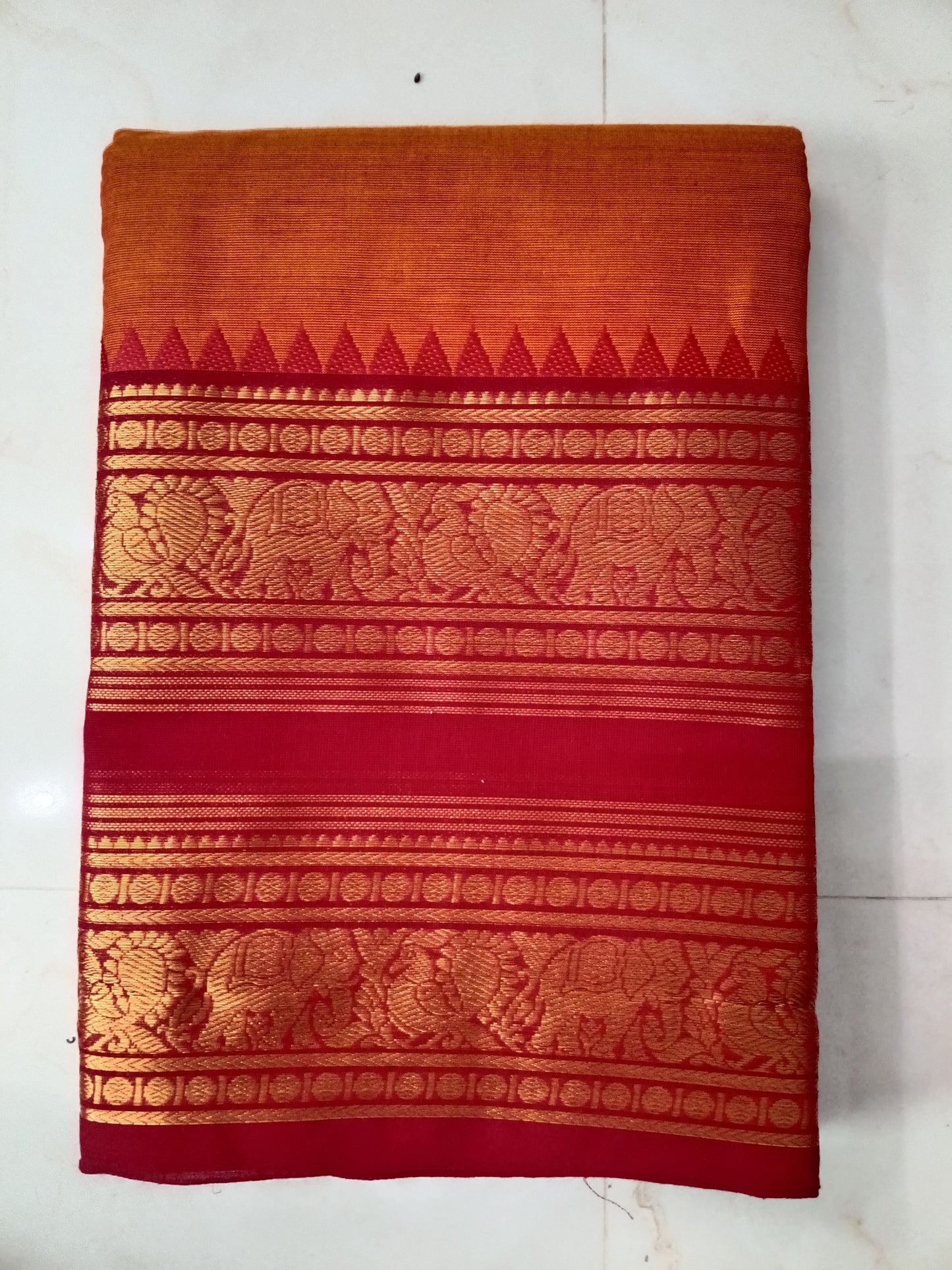 Kanchi cotton saree 🥳