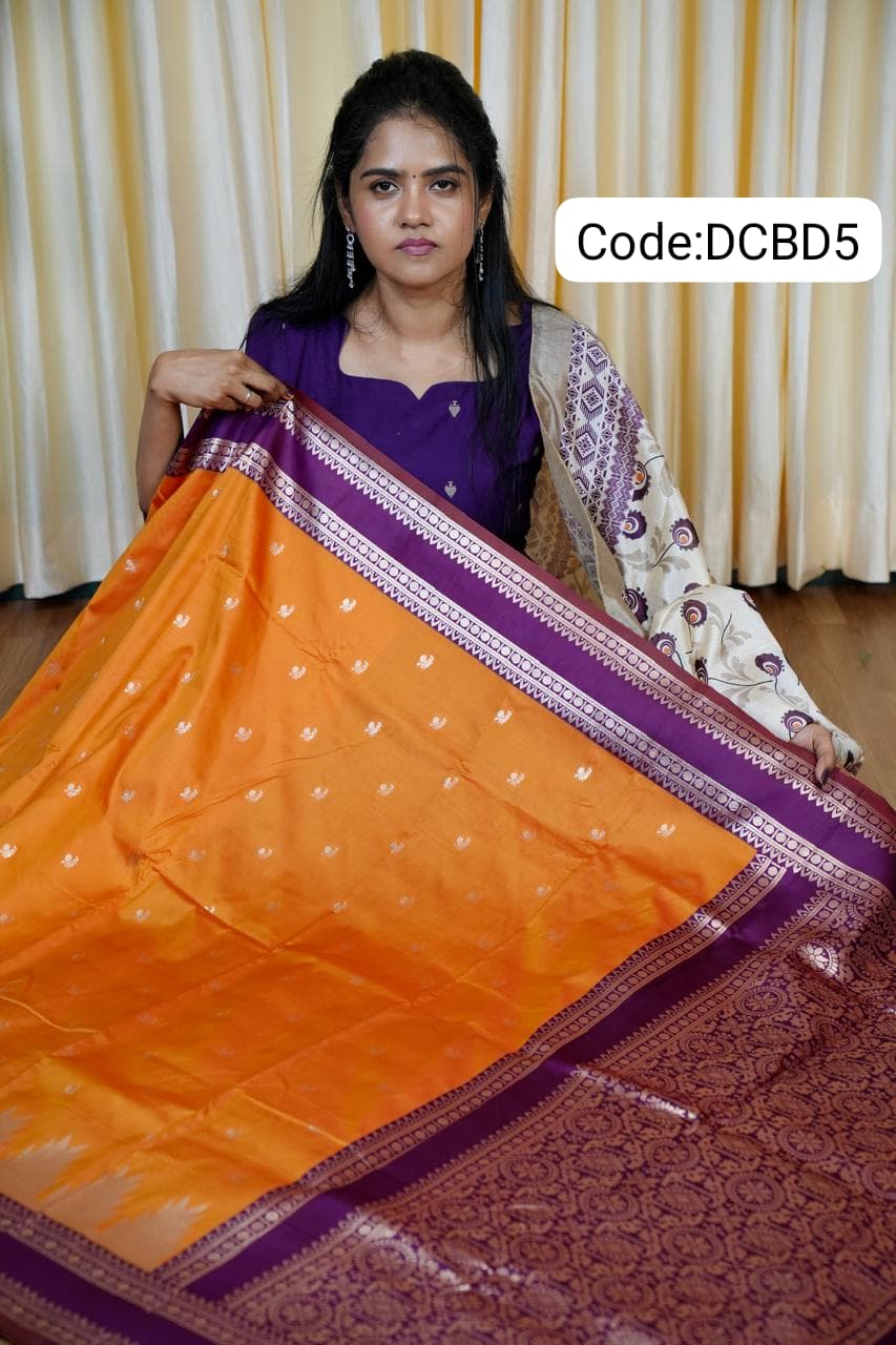 Kanchi Semi Silk Saree🥰😎📚