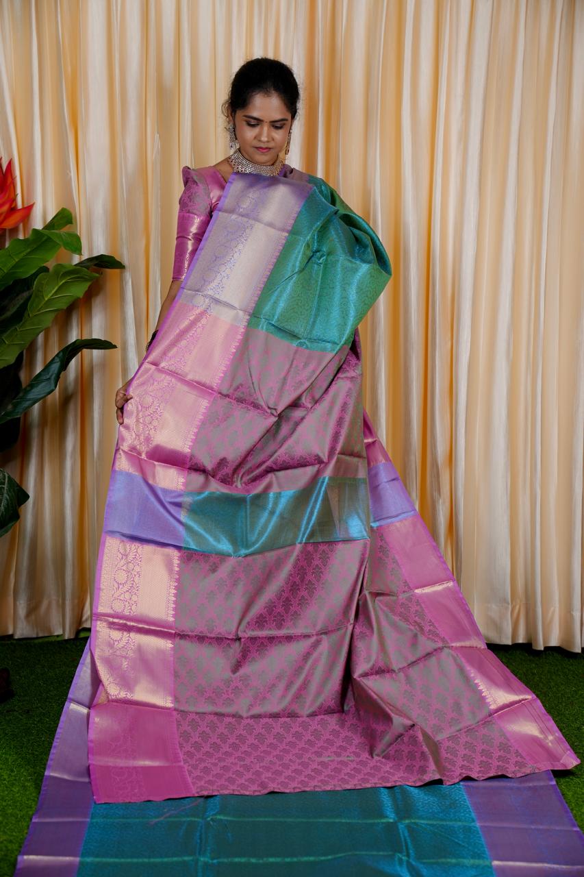 Premium soft katan saree 🥳