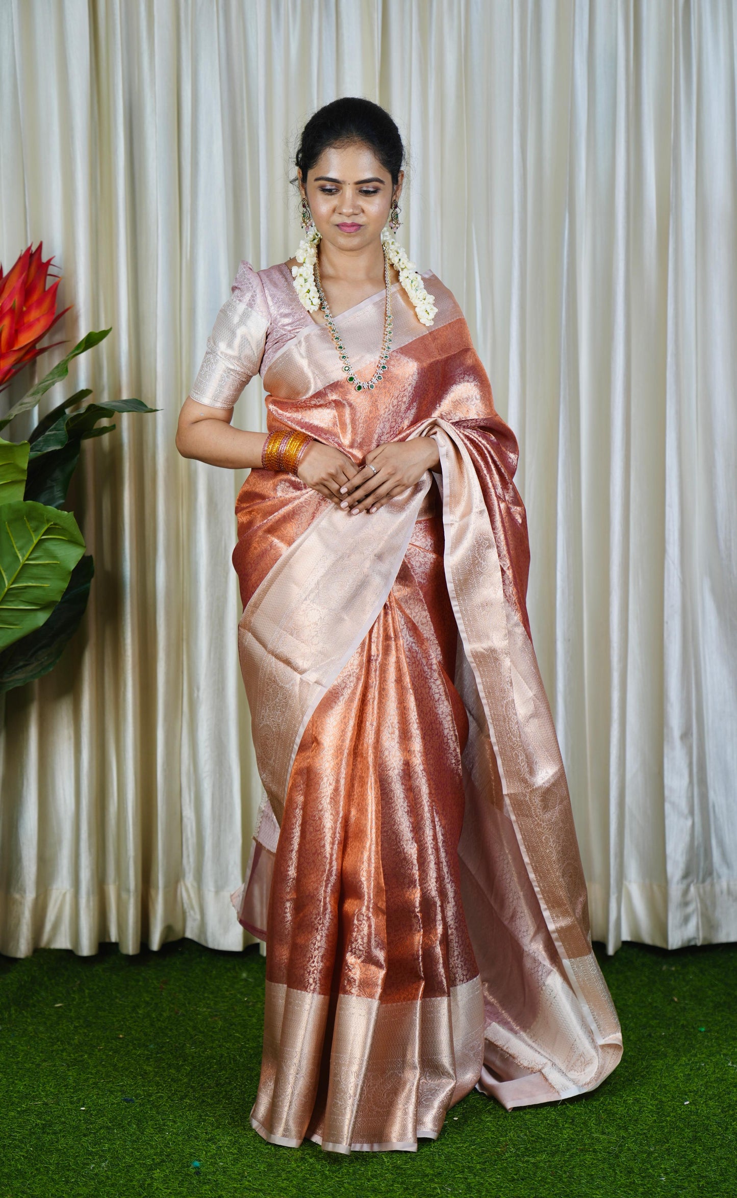 Premium Bridal Katan Tissue Saree prebook 🥳✅