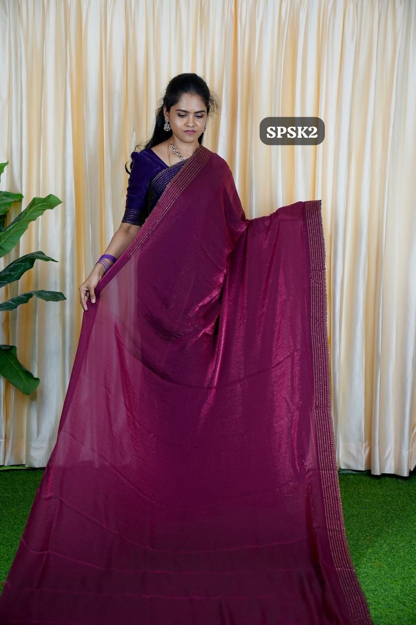 Premium Space silk saree.🥳✅️