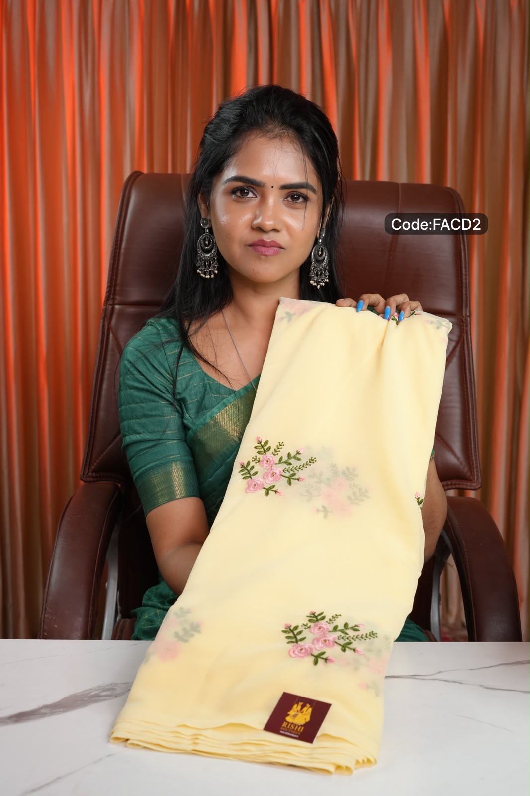 Embroidery work sarees🥰✅