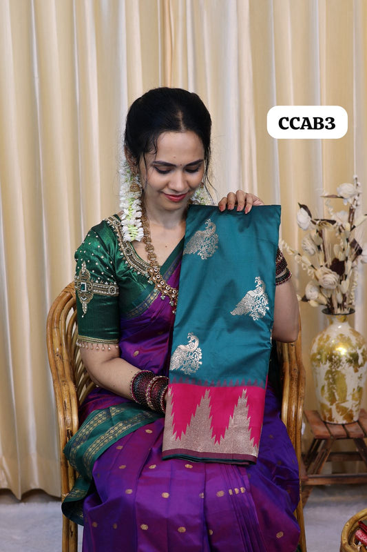 Kanchi Semi Silk Saree😍😎📚
