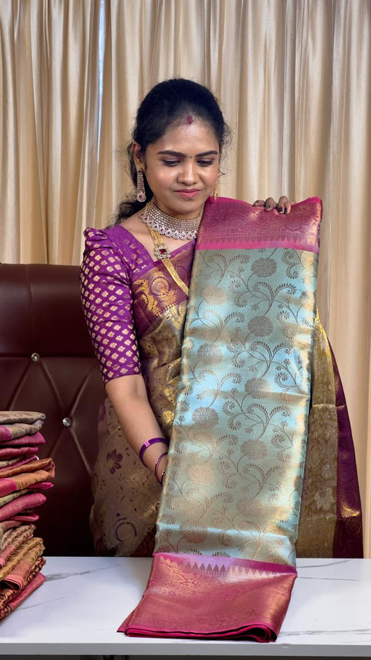 Katan silks saree