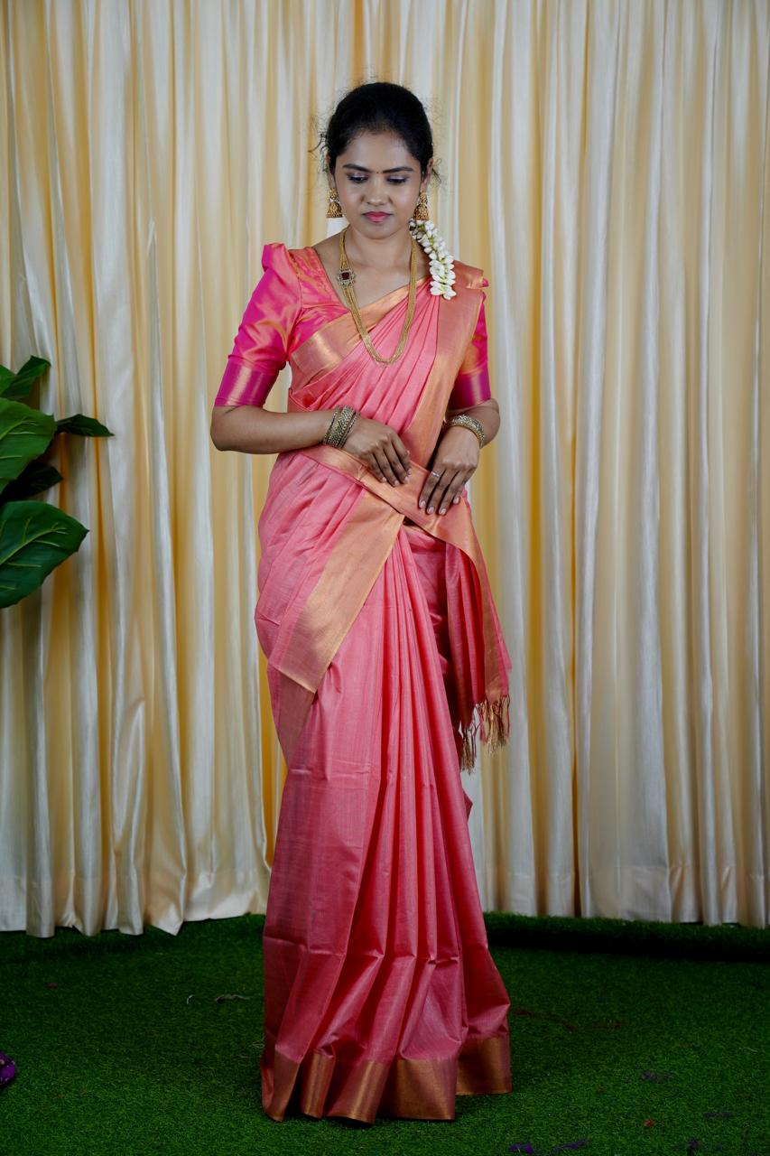 Raw silk sarees with running 👇✅