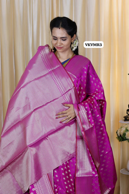 semi katan silk saree 🥳