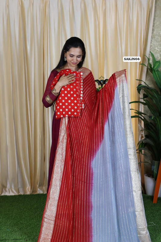 Viscose Georgette saree🥳