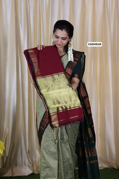 nayanthara inspired khadhi cotton saree🥳