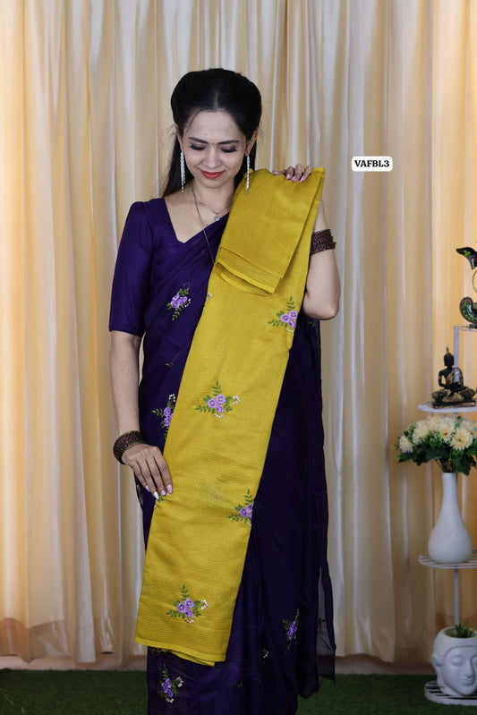 Gergette saree with runing blouse  🥳🔥