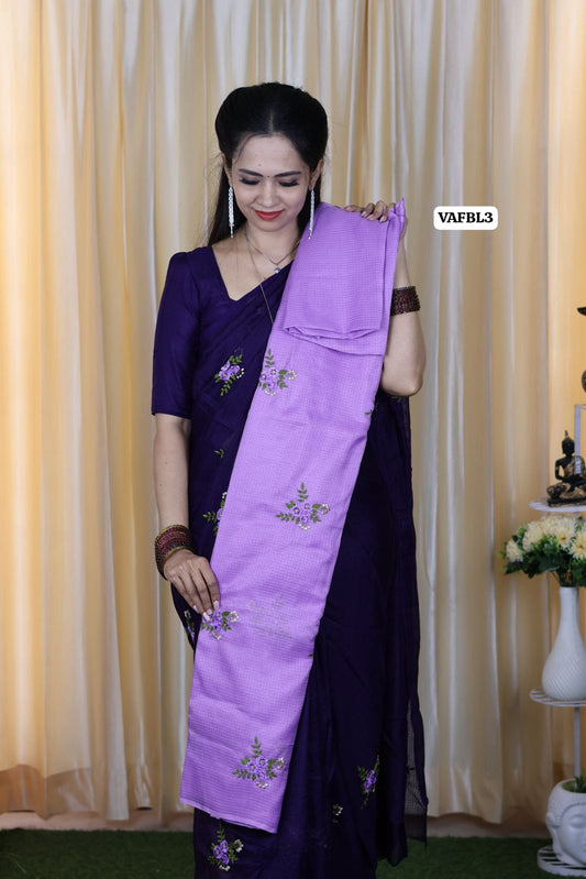Soft kota cotton with a running blouse  👇