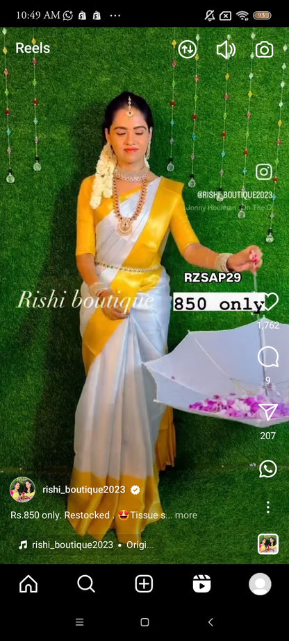 Tissue Silks sarees🥳
