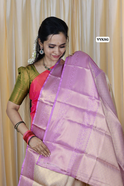 Soft katan saree with running blouse 😍