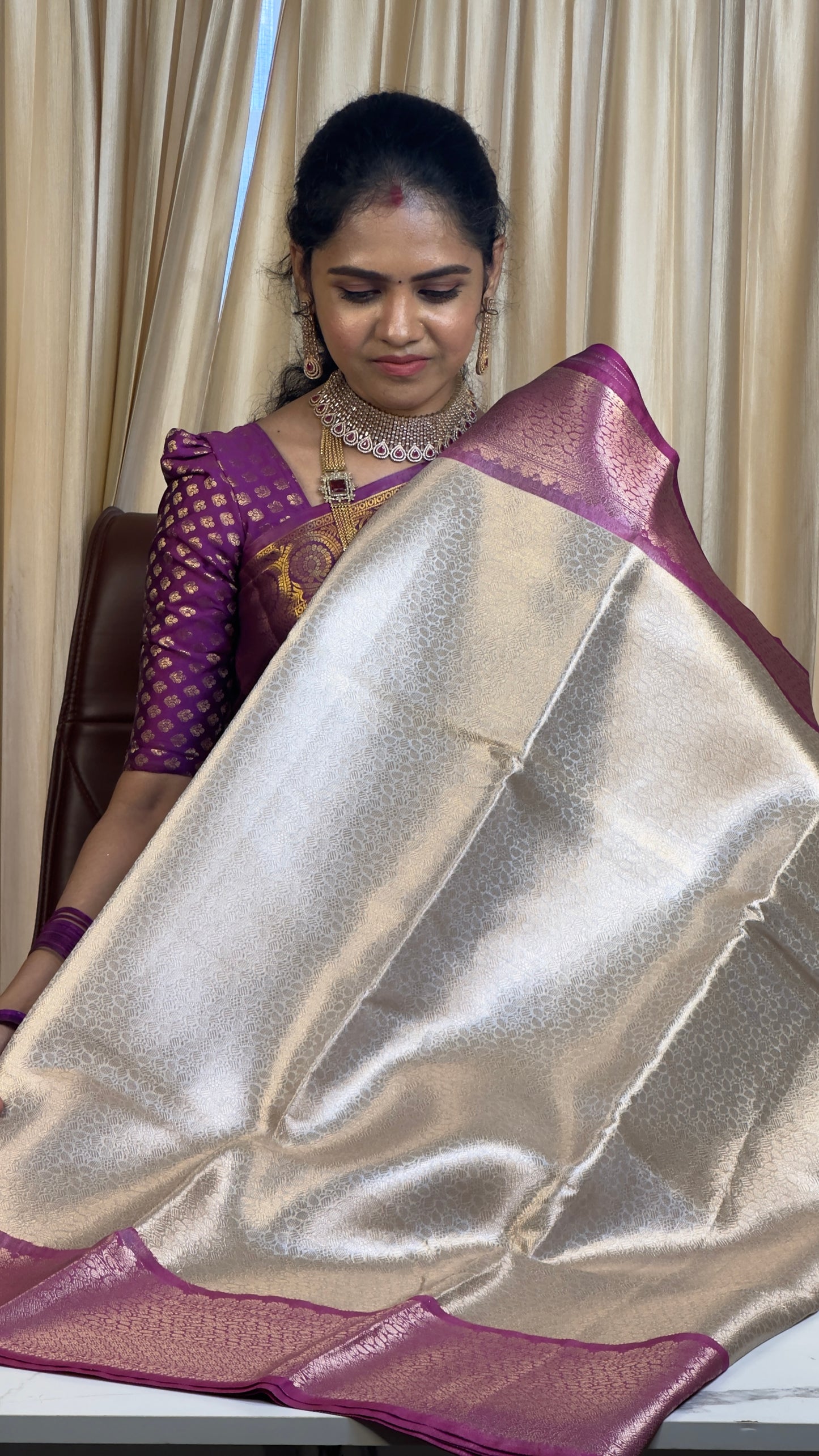 Katan soft silk saree