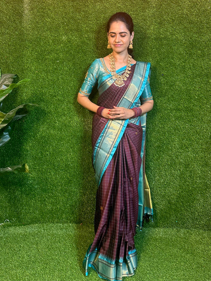 Semi Gadwal silk sarees.YYY