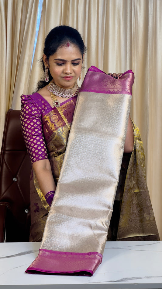 Katan soft silk saree