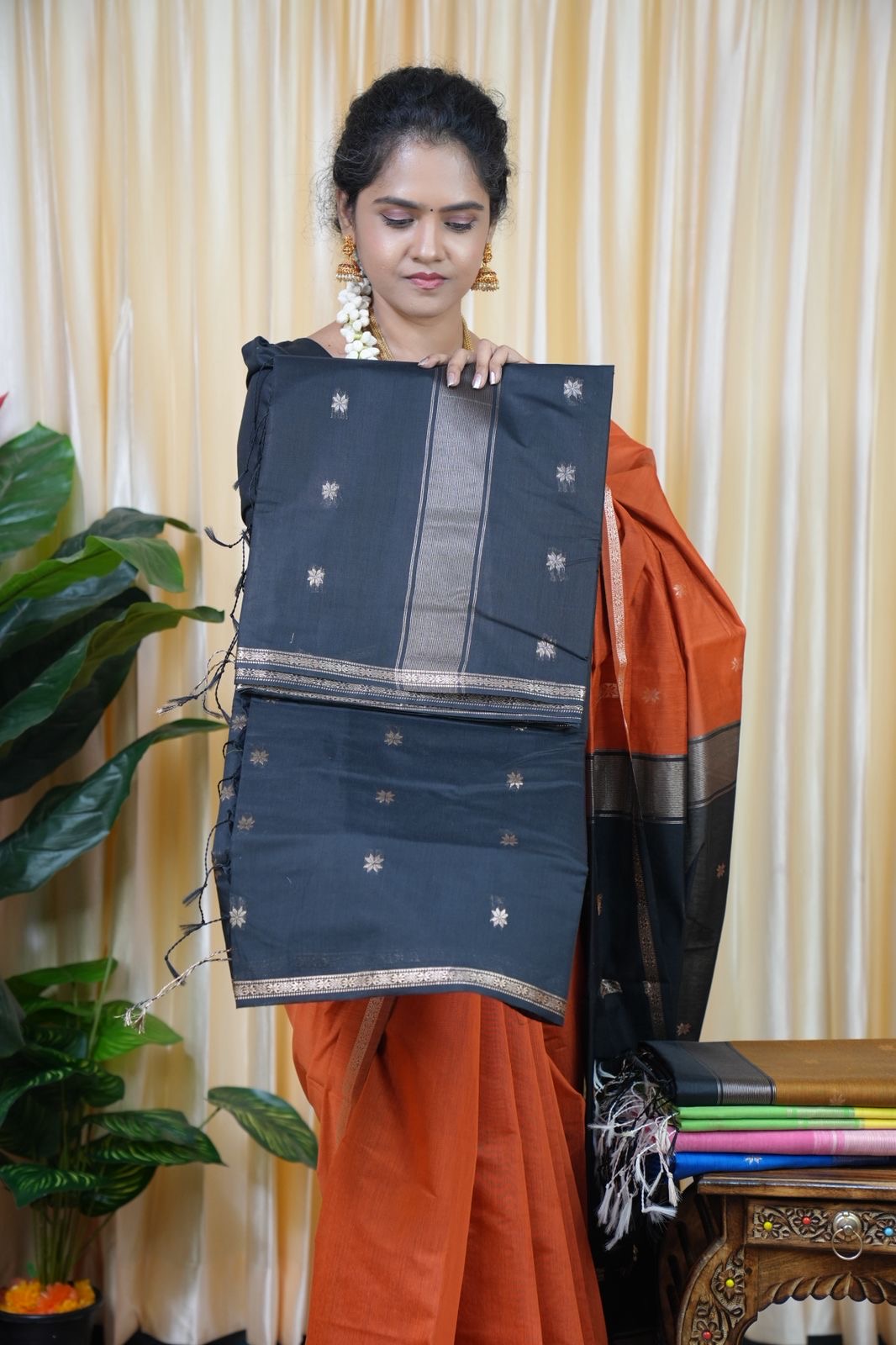 Maheswari silk Cotton saree🥰🥳