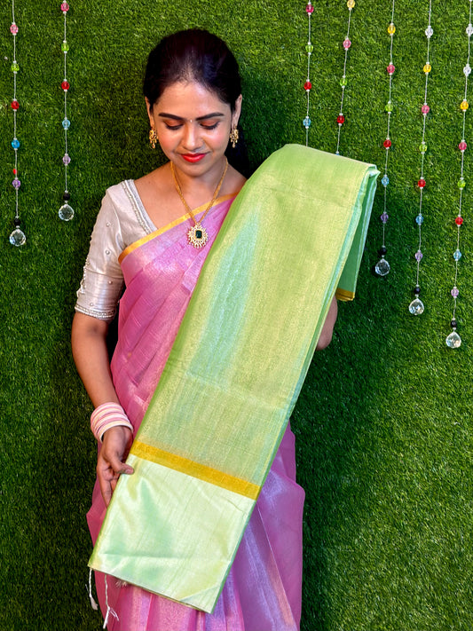 TISSUE SILK SAREE.YYY