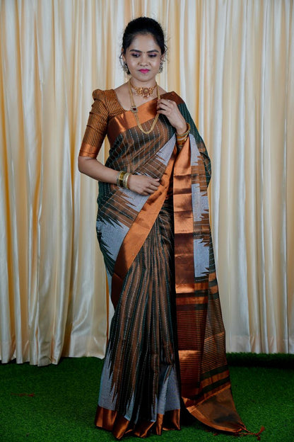 Soft cotton silk zari weaving sarees🥳✅