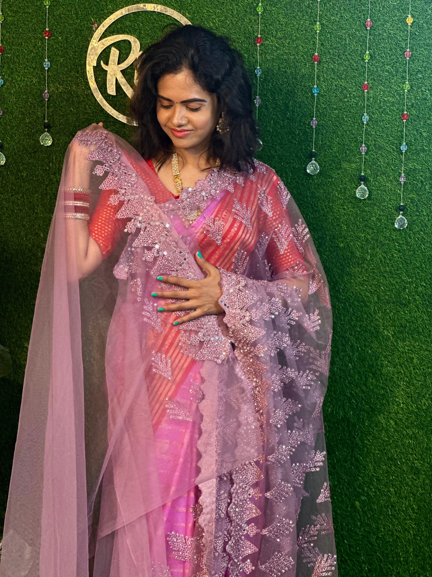 Premium soft net saree