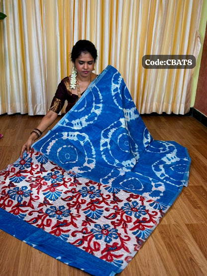Linen cotton sarees🥰😎🥳