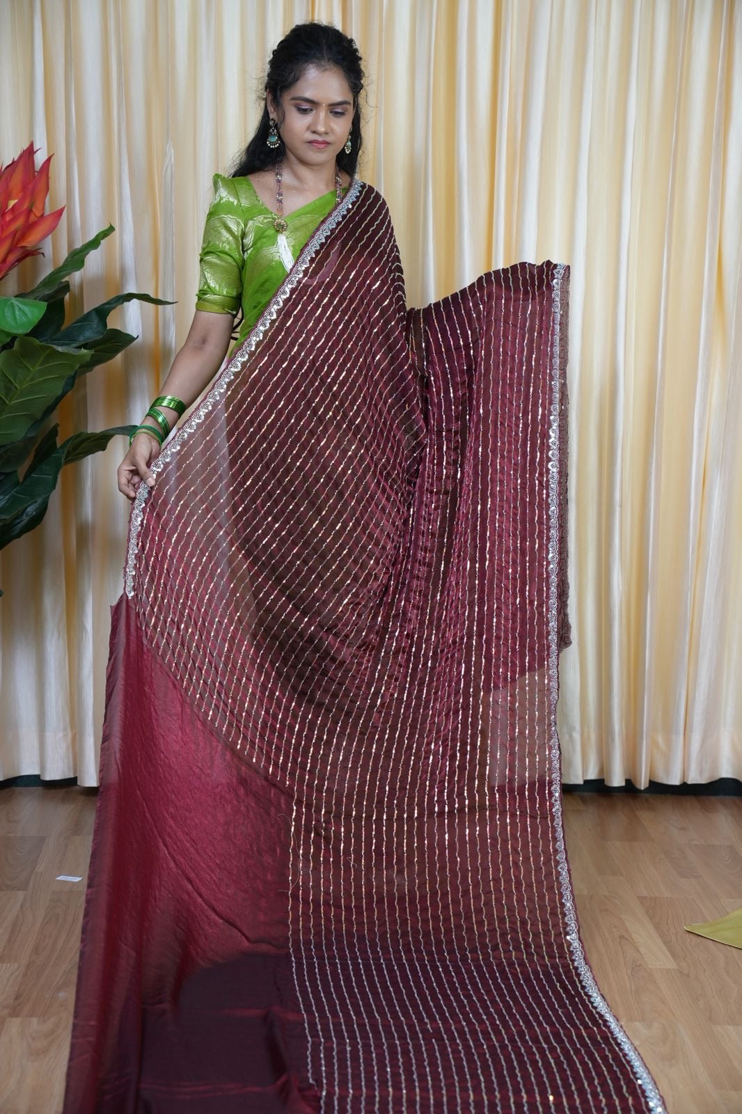 Space silk saree🥰🥳