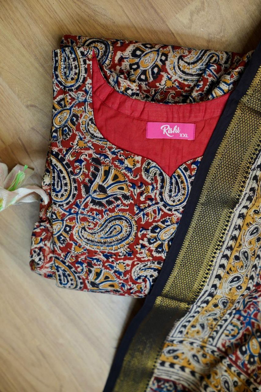 Kalamkari Salwar set (stitched)🥰😎