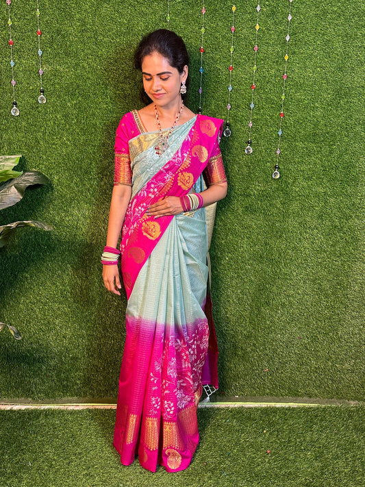 Kora organza saree YYY