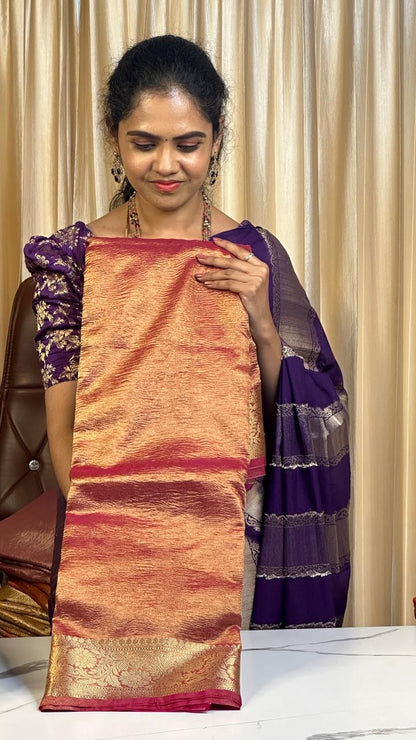 Crushed tissue sarees prebook 🥳