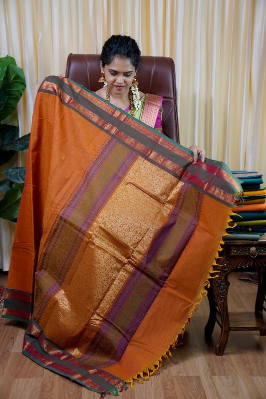 Mercerised cotton saree🥰