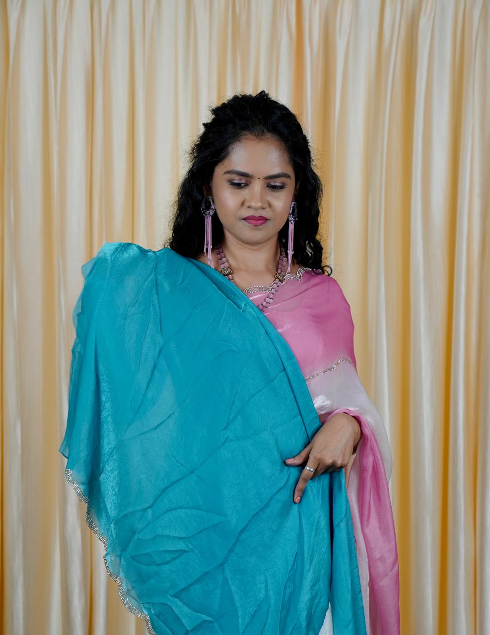 Space silk sarees with cutwork border🥳✅
