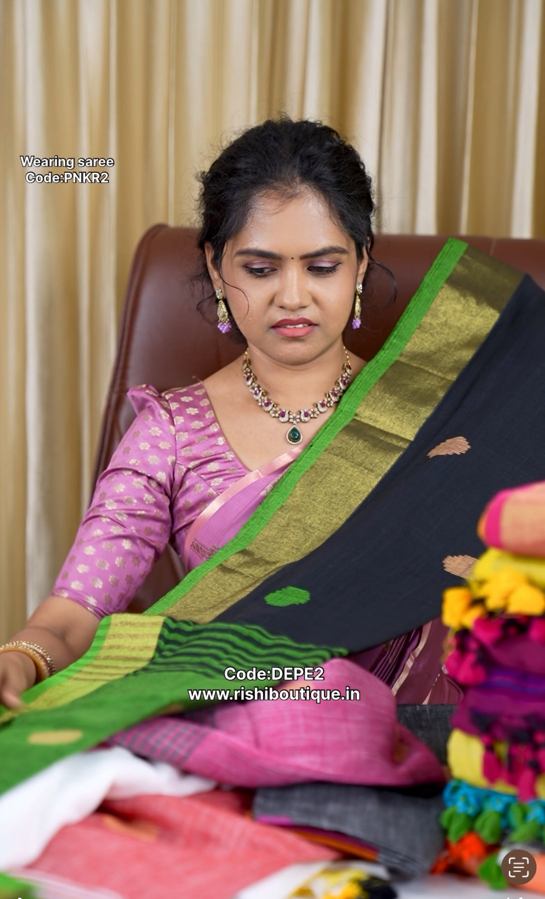 Khadhi cotton sarees 🥳