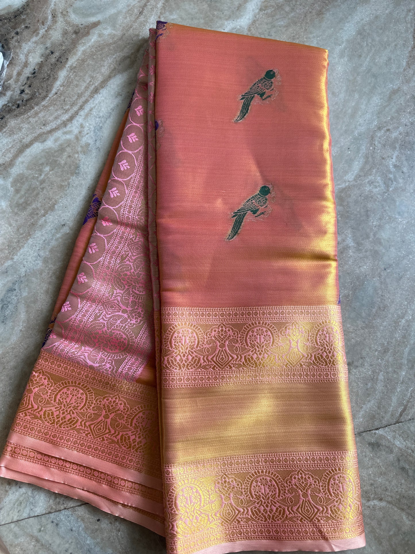Bridal Kanchipuram inspired Saree📷