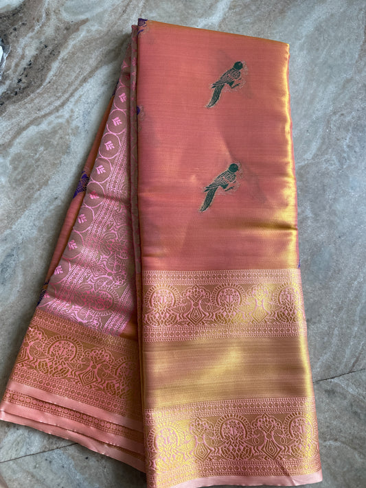 Bridal Kanchipuram inspired Saree📷