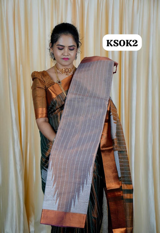 Soft cotton silk zari weaving sarees🥰🥳✅