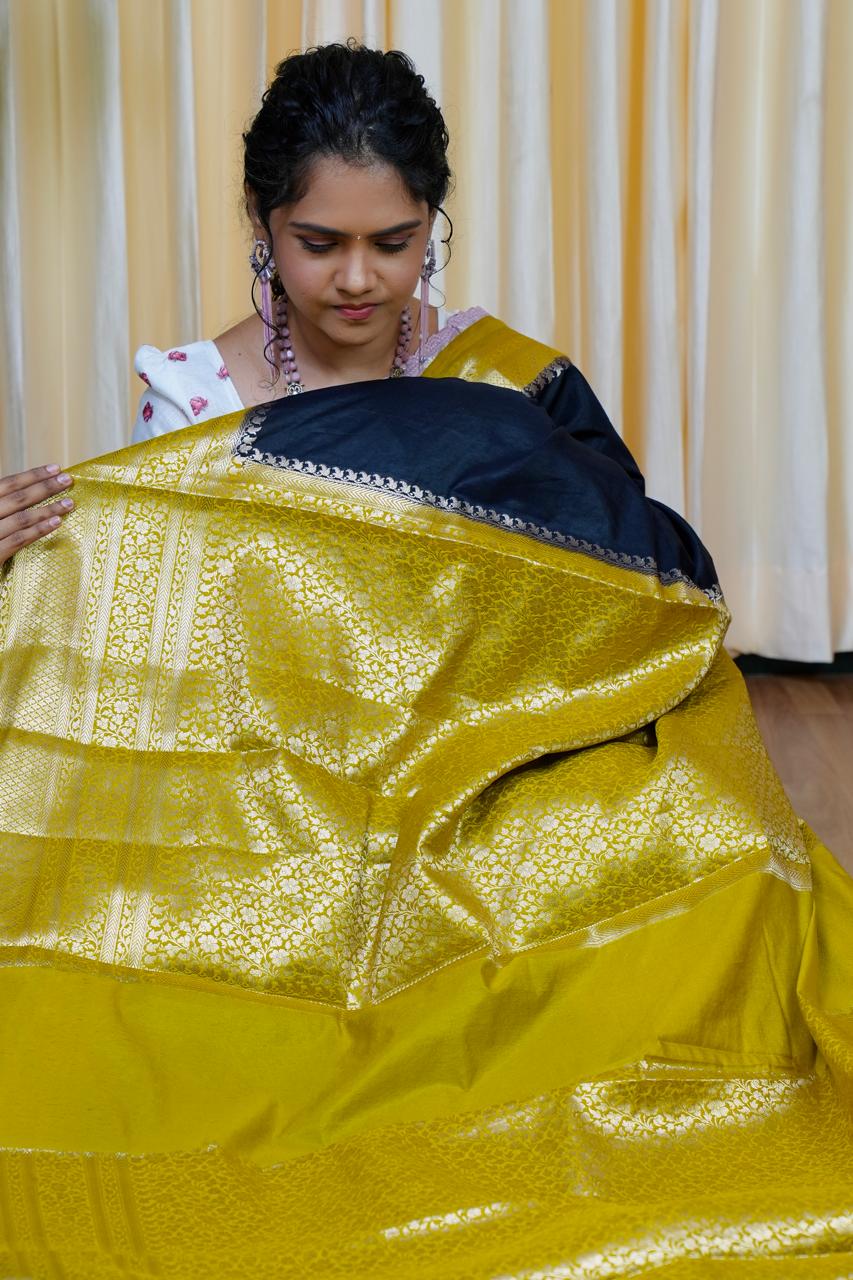 Warm silk sarees in half and half collections🥰🥳