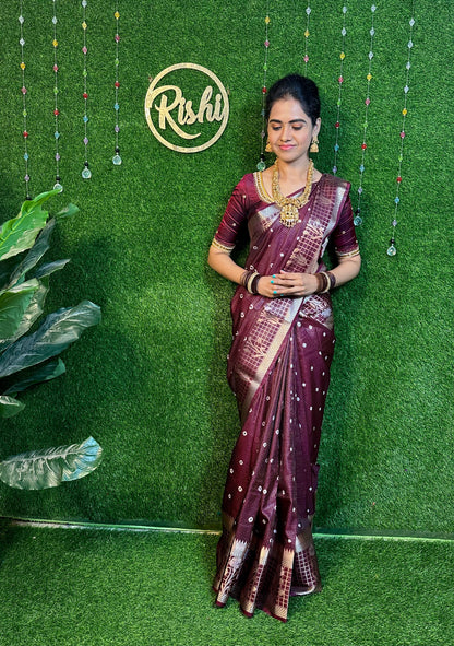 Katan silk saree