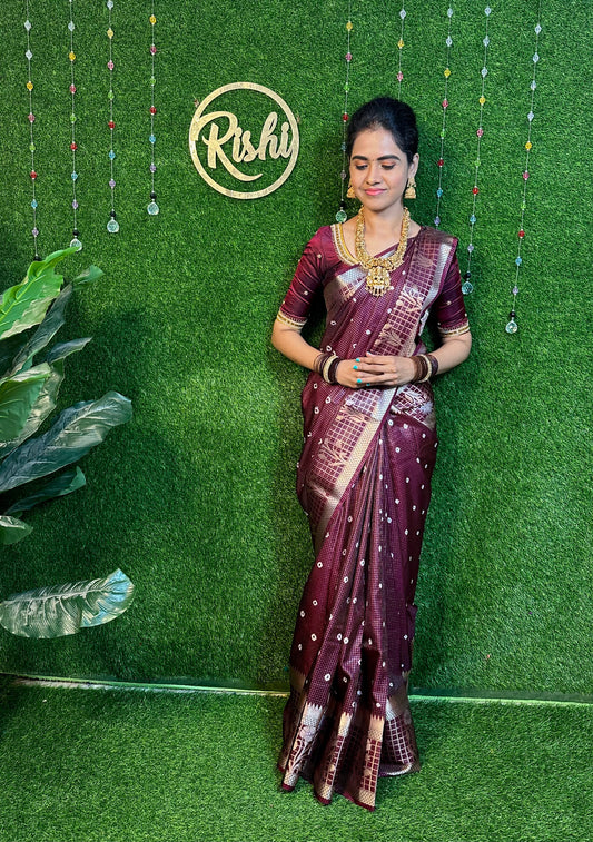 Katan silk saree