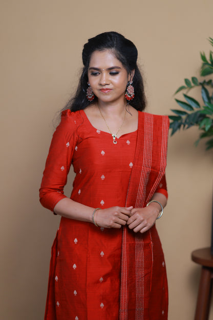 Premium raw silk salwar (stiched)🥰🥳